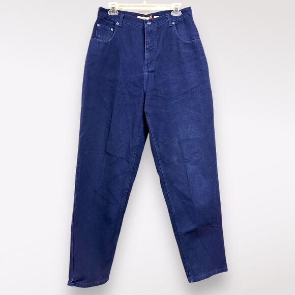 Crossroads Denim - Crossroads 14R Relaxed Mom Blue Jeans Medium Wash Denim Cotton High Rise Retro